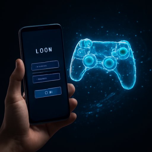 daraz casino login screen in hand